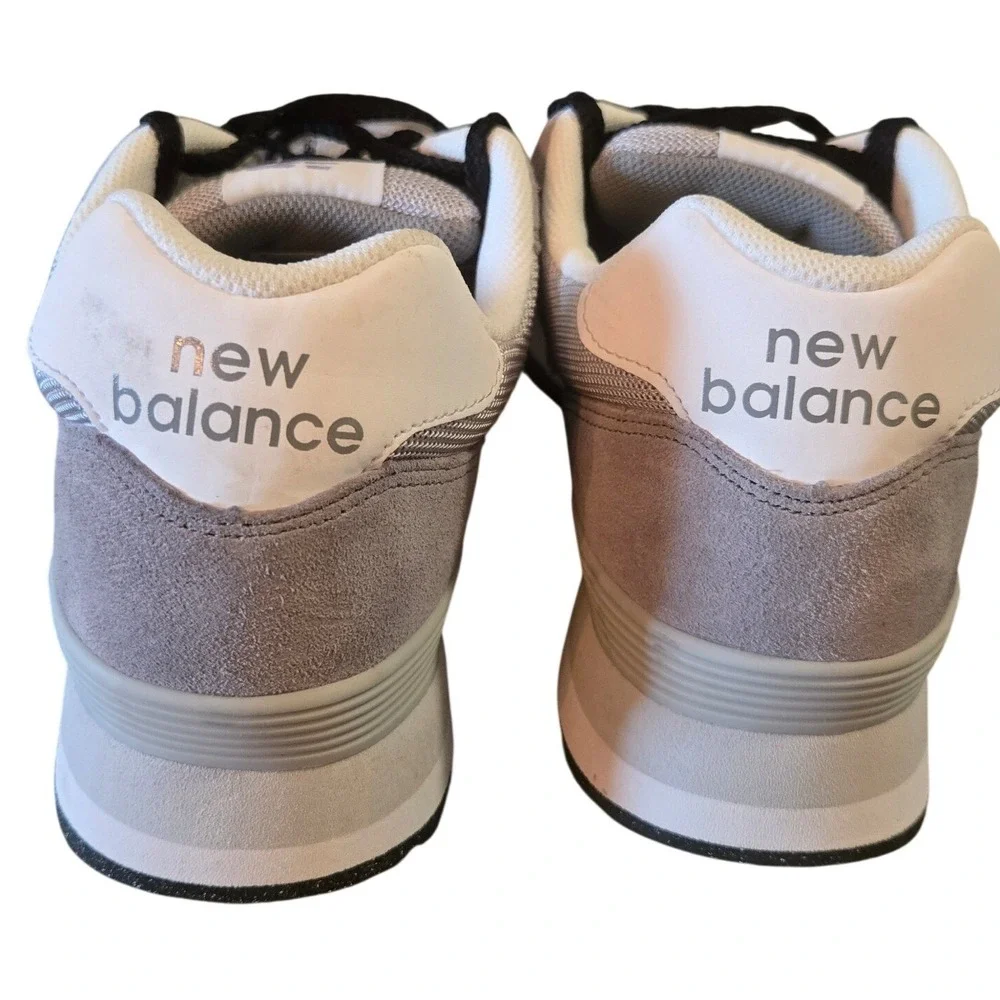 New Balance 515 ML515AGG Gray Black Retro Running Sneakers Men's‎ 10.5
